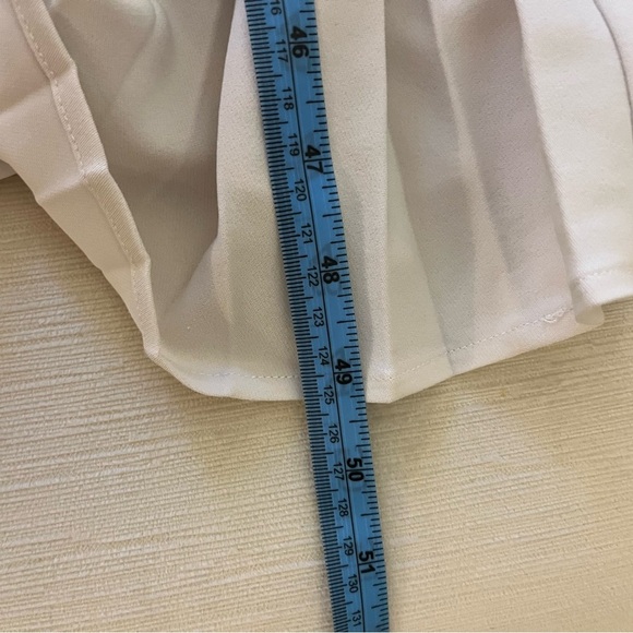 Proenza Schouler Dress - Women’s 4 White - Pleats Midi Faux Leather - Picture 8 of 11